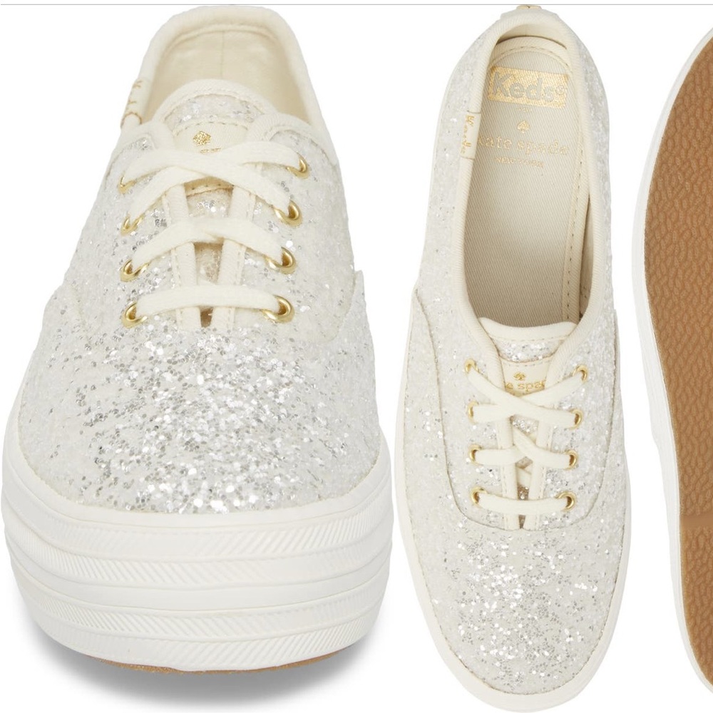 Keds x Kate Spade Glitter Triple Decker Sneaker